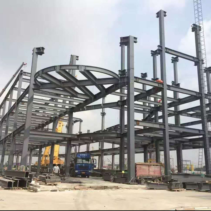Export till Europa Prefab Steel Structure Warehouse Buildings Fabrifiering i 100+-länder